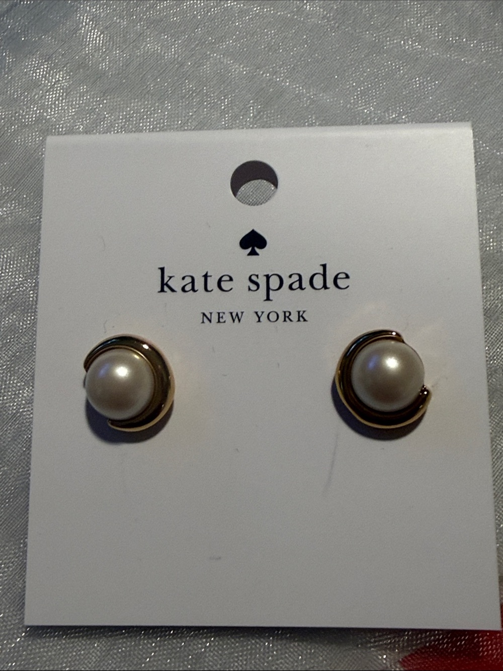 New Kate Spade Cubic Zirconia & Crystal Harmony Stud Earrings - Picture 6 of 8